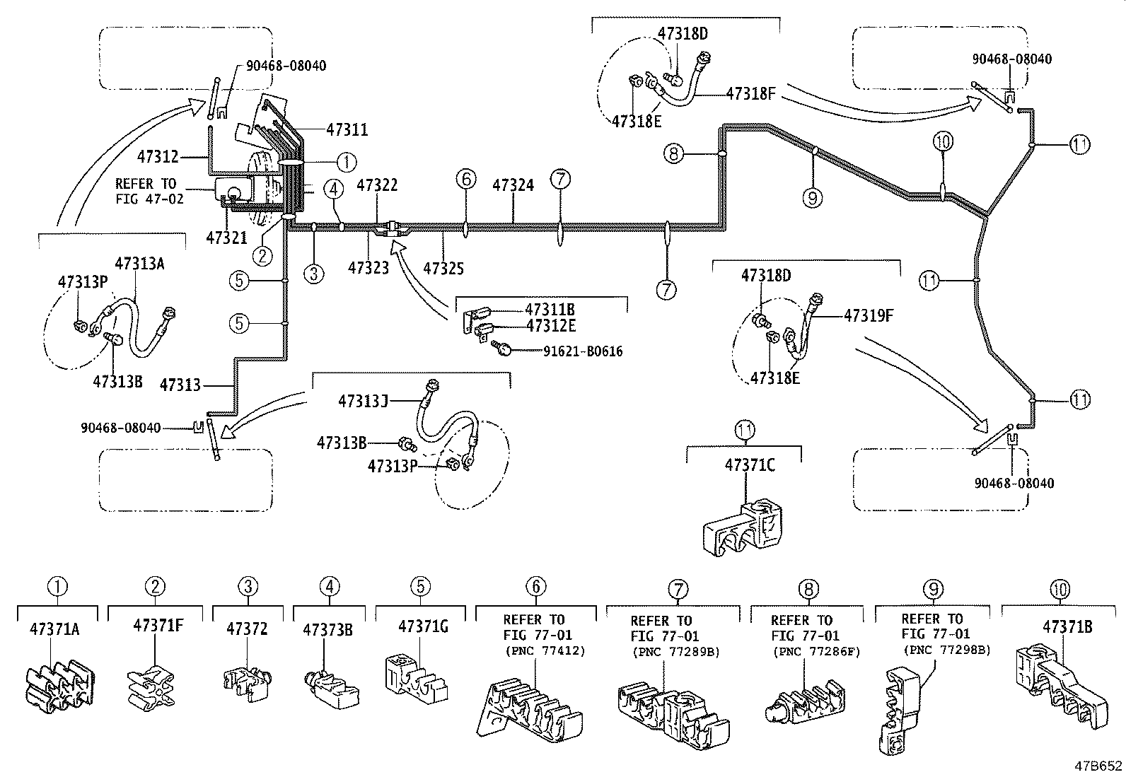 44050-53360 ACTUATOR ASSY, BRAKE product image