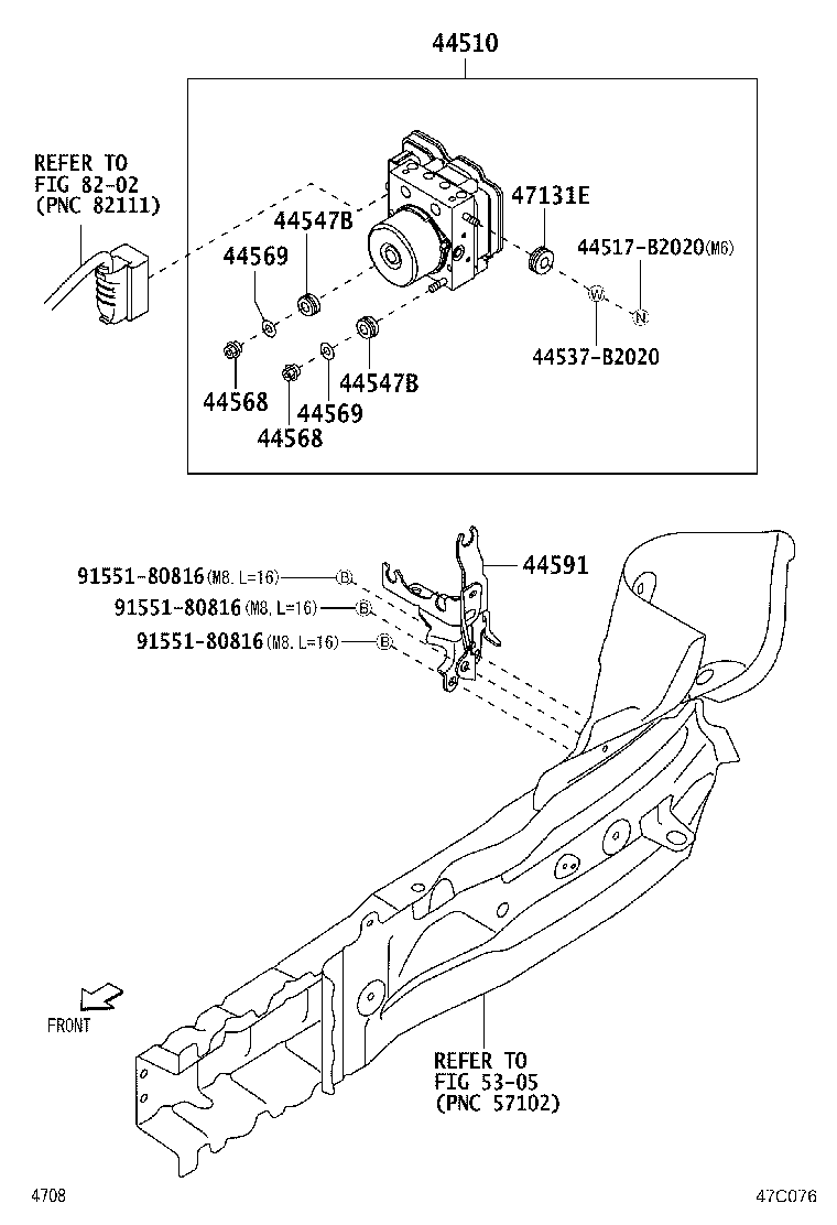 44050-B1600 ACTUATOR ASSY, BRAKE product image