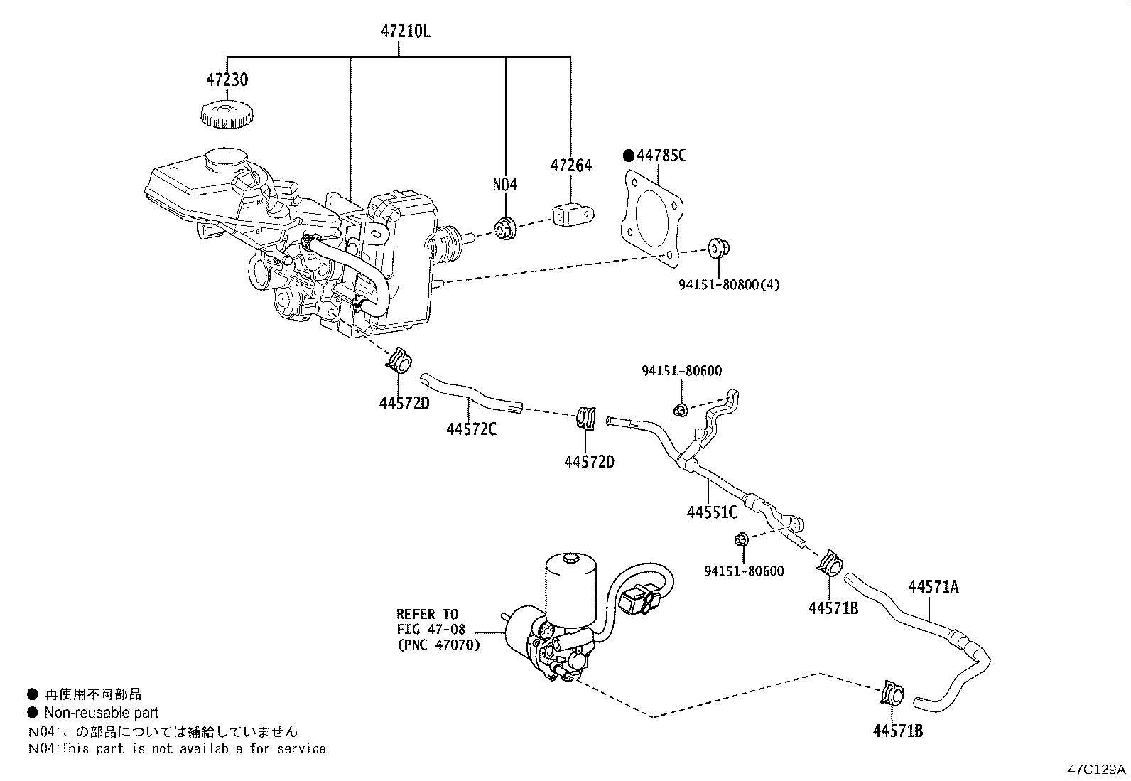 47288-12010 LABEL, BRAKE FLUID NOTICE product image