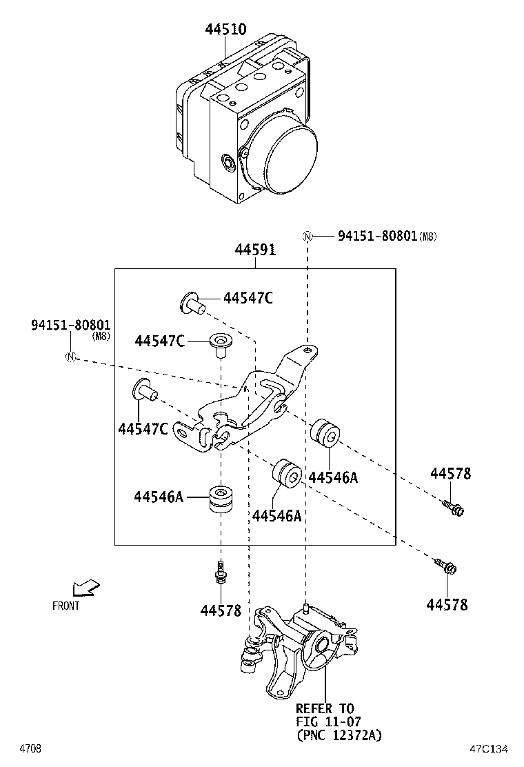 44050-B2660 ACTUATOR ASSY, BRAKE product image