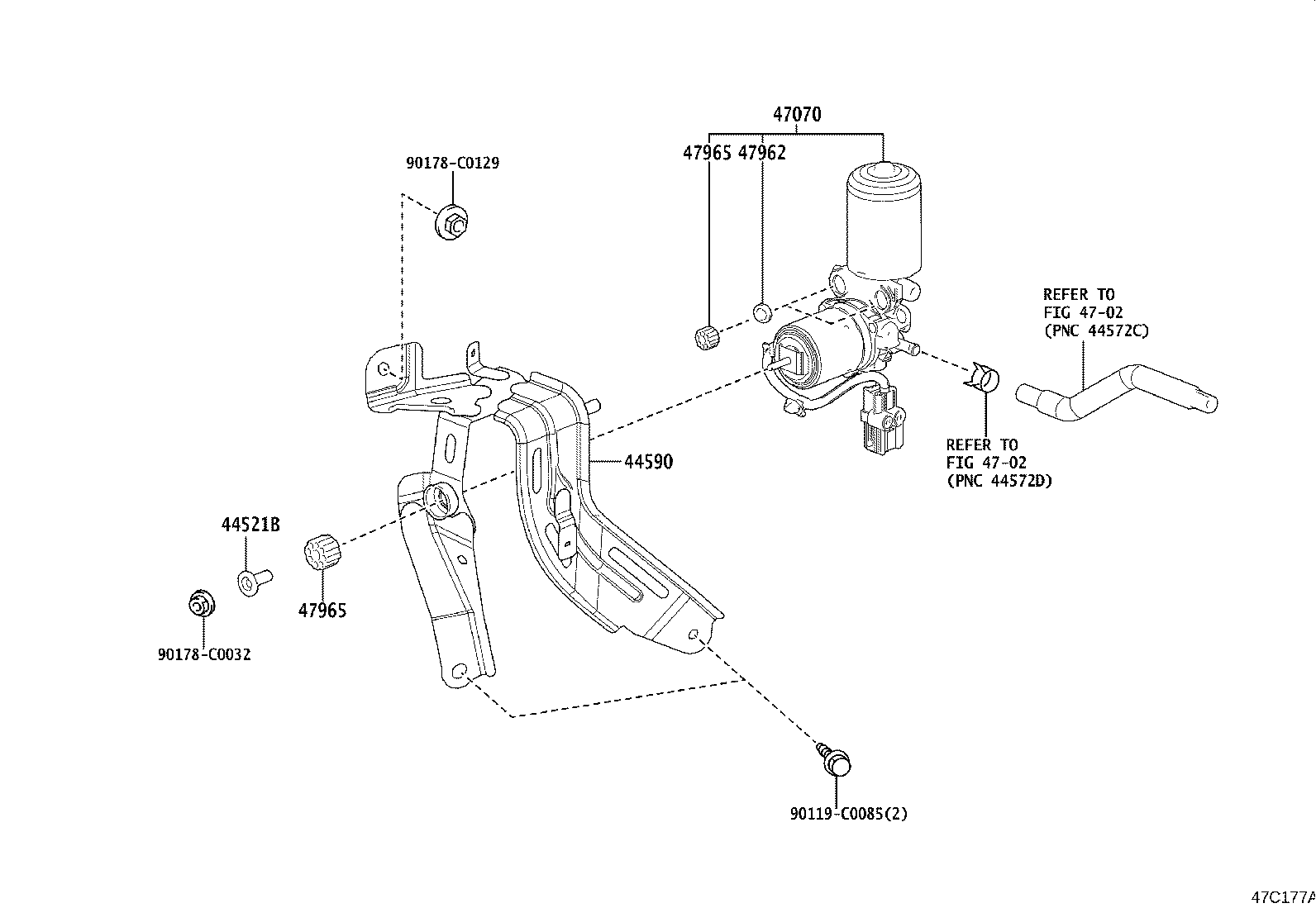 44050-0R480 ACTUATOR ASSY, BRAKE product image