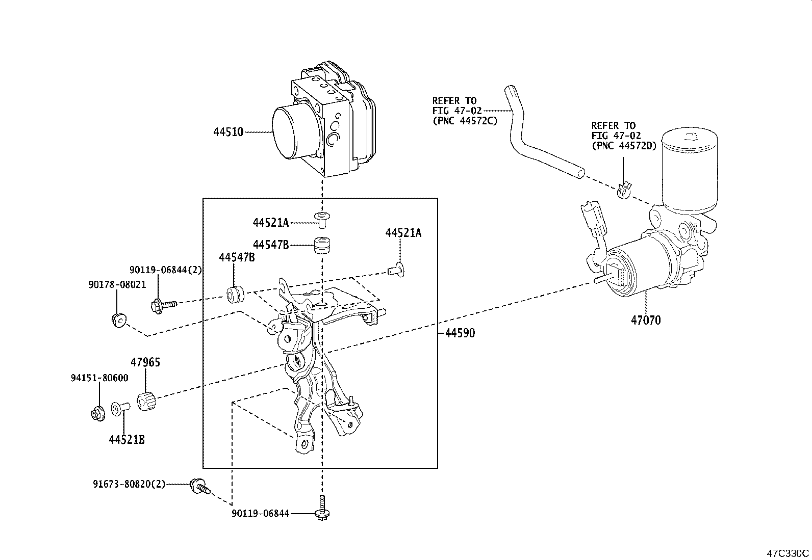 44050-42R20 ACTUATOR ASSY, BRAKE product image