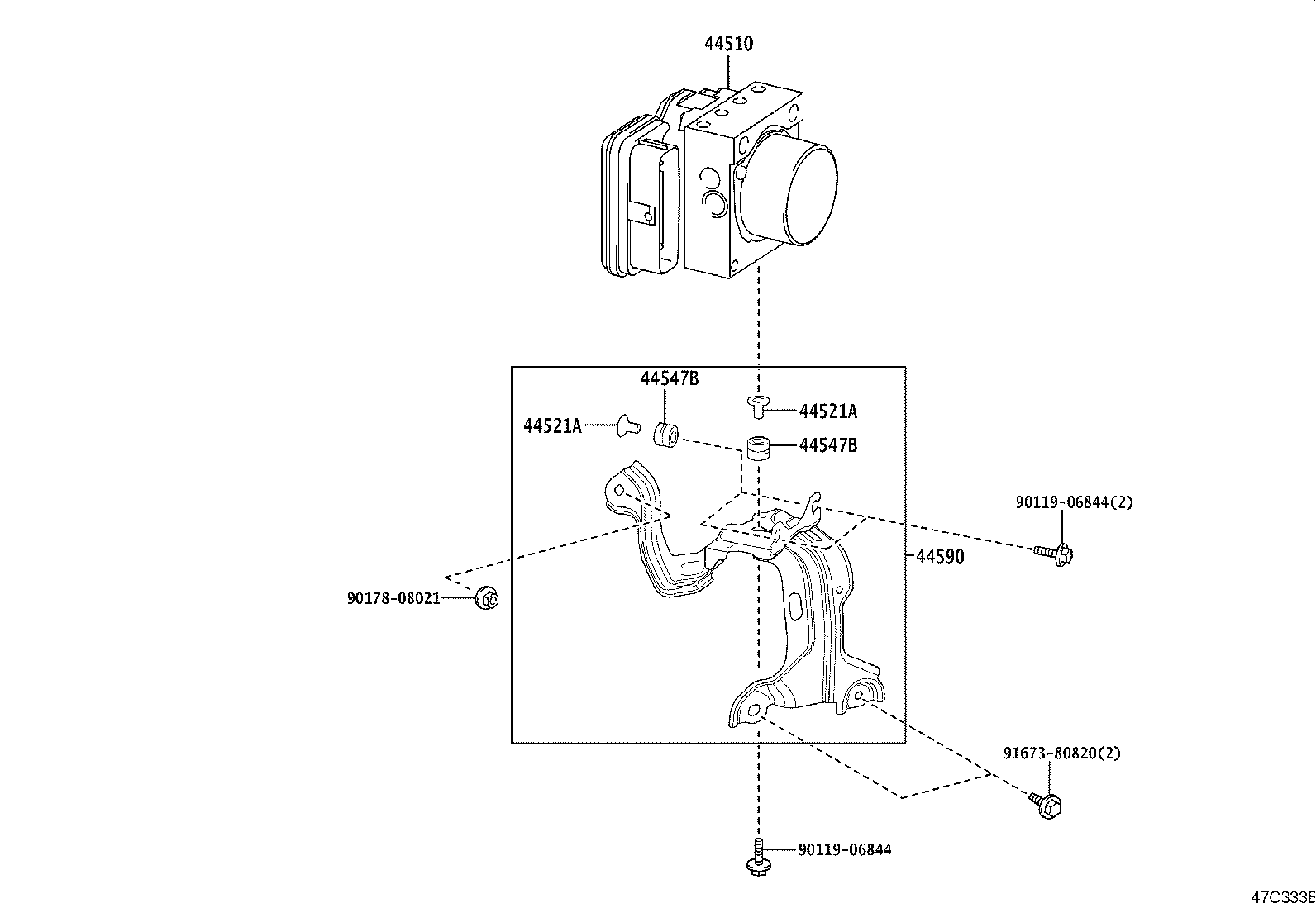 44050-42R00 ACTUATOR ASSY, BRAKE product image