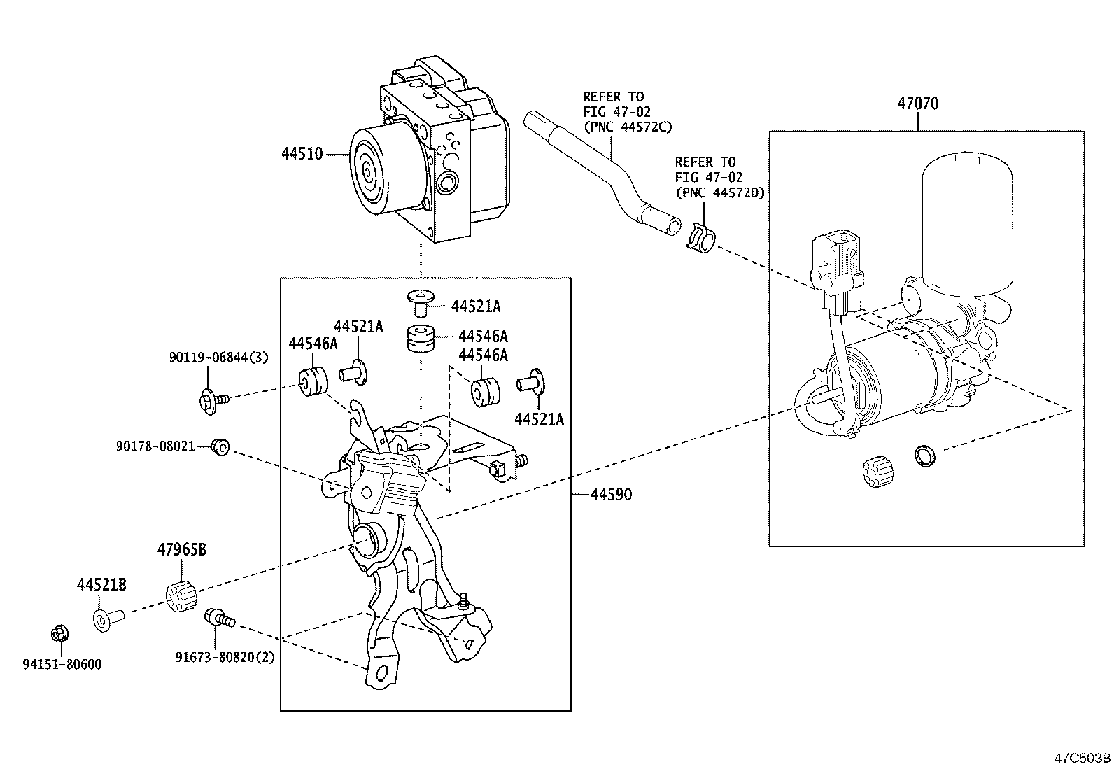 44050-48N00 ACTUATOR ASSY, BRAKE product image