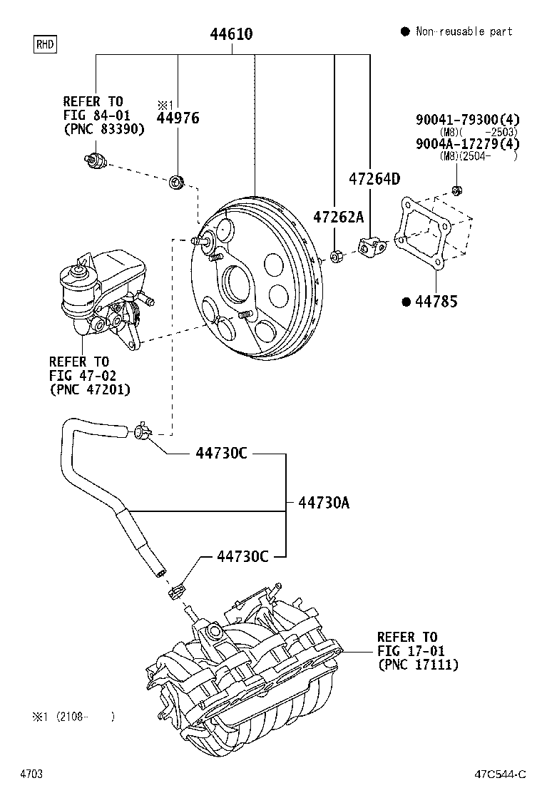44610-BZ710 BOOSTER ASSY, BRAKE product image