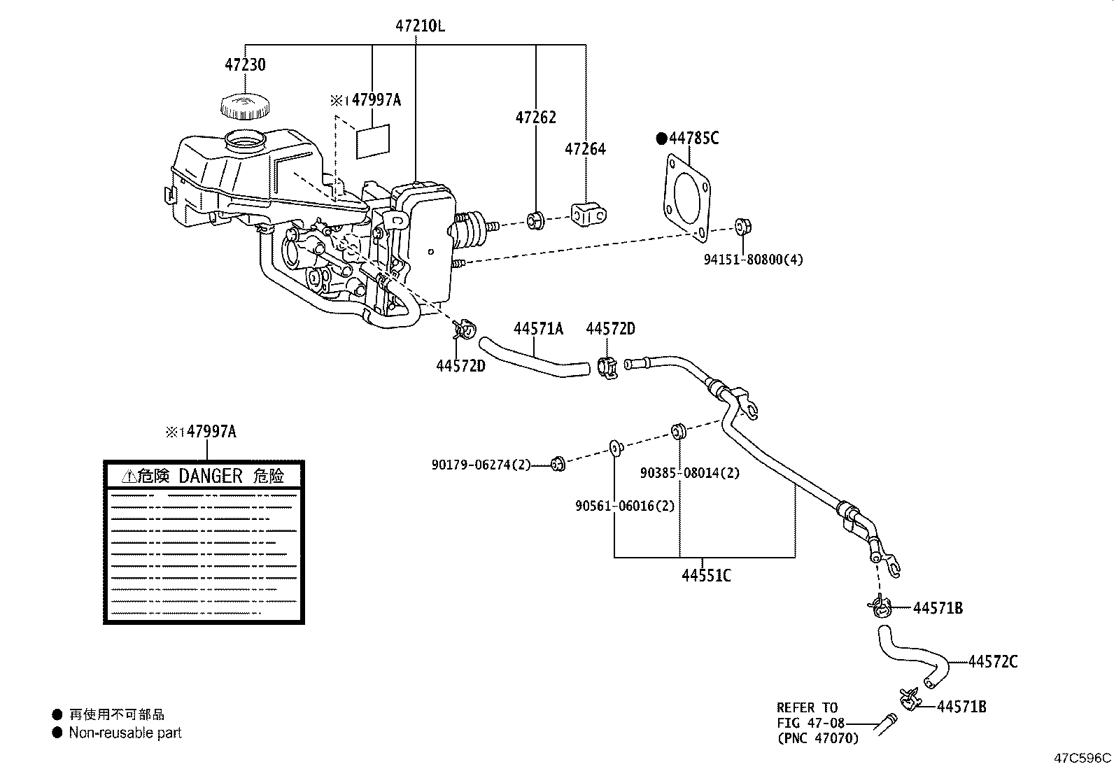 47050-K0010 BRAKE BOOSTER ASSY, W/MASTER CYLINDER product image