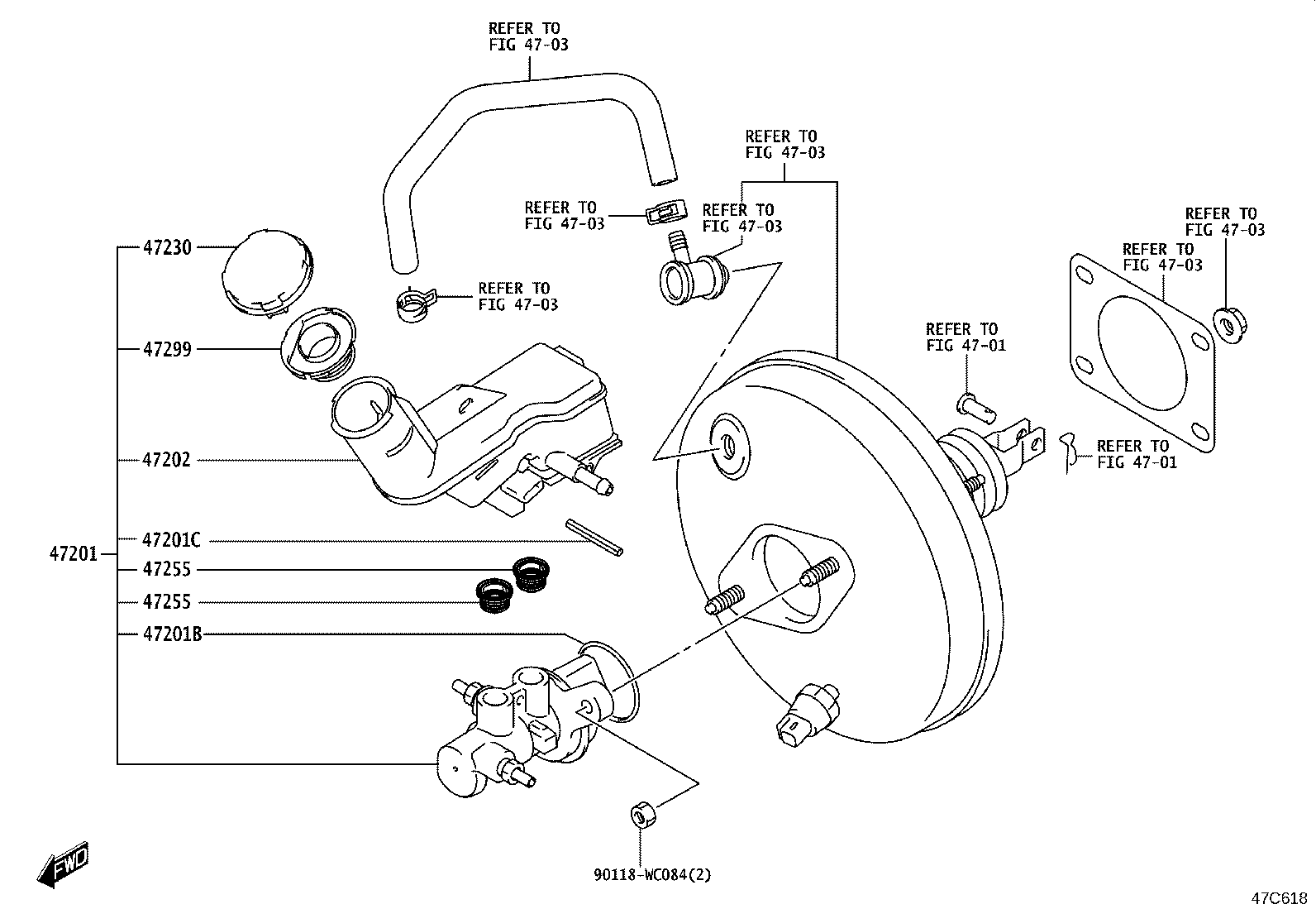 47220-WC004 RESERVOIR SUB-ASSY, BRAKE MASTER CYLINDER product image