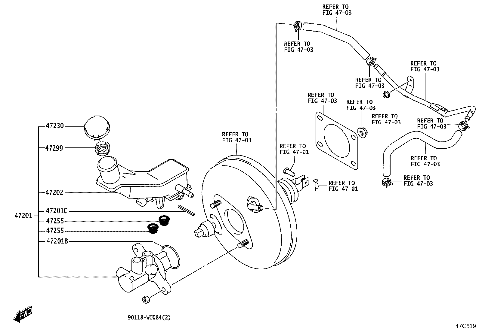 47220-WC004 RESERVOIR SUB-ASSY, BRAKE MASTER CYLINDER product image