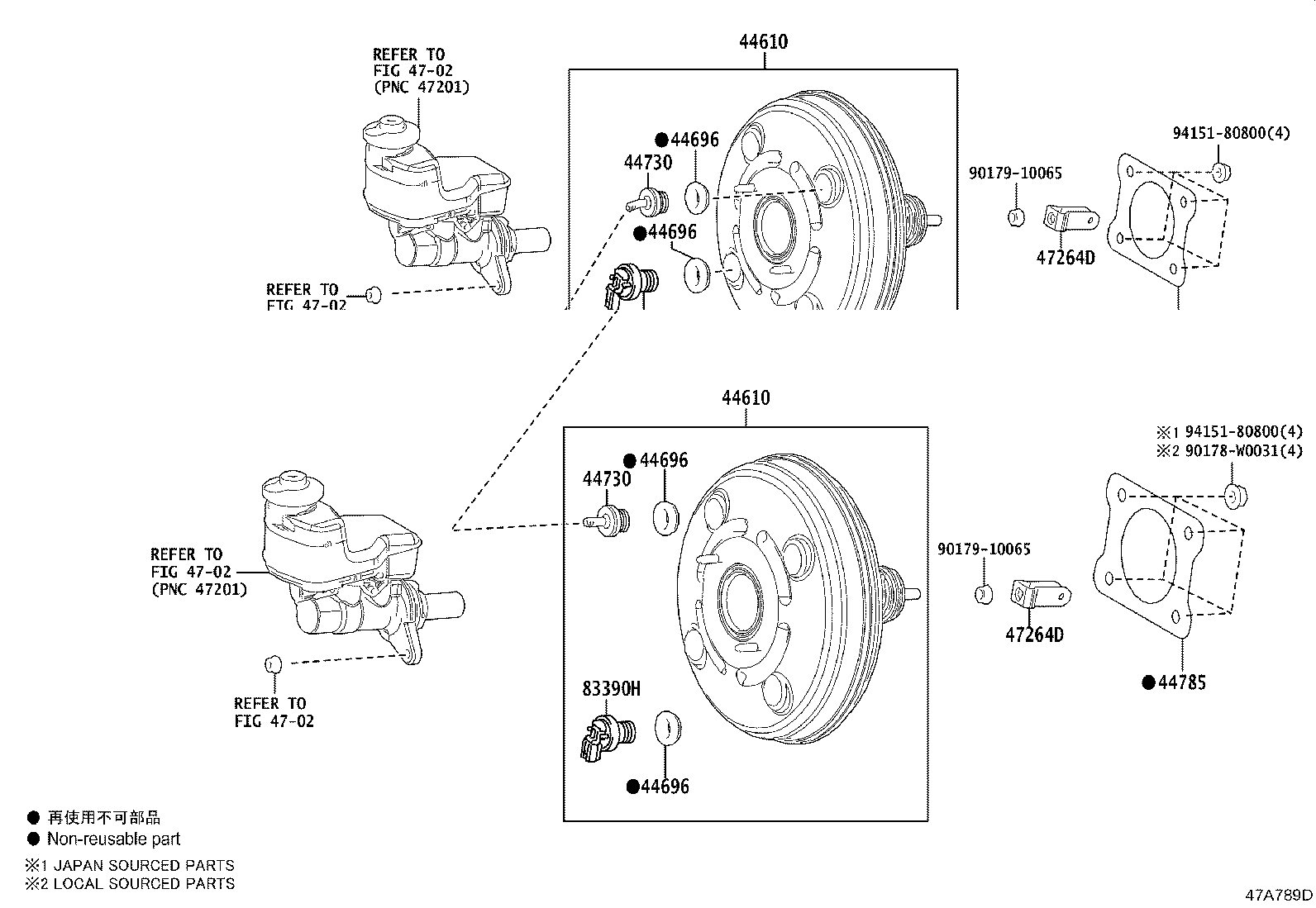 44773-33210 HOSE, UNION TO CHECK VALVE product image