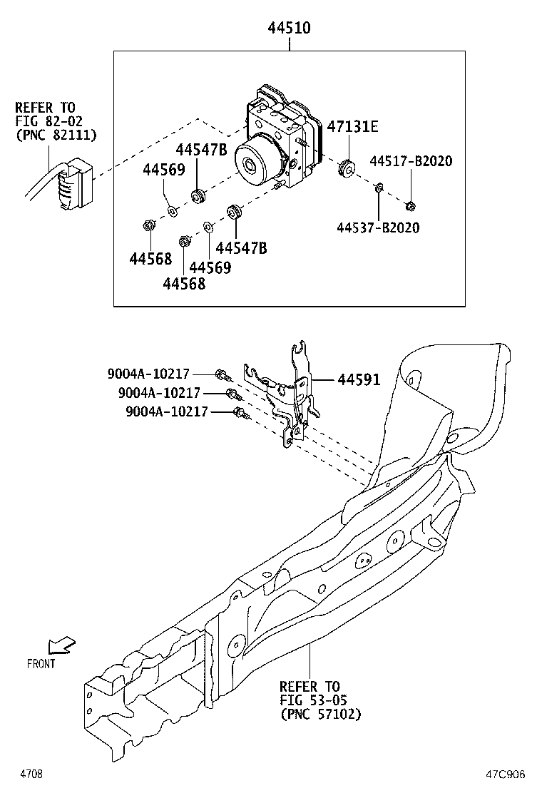 44050-BZ100 ACTUATOR ASSY, BRAKE product image