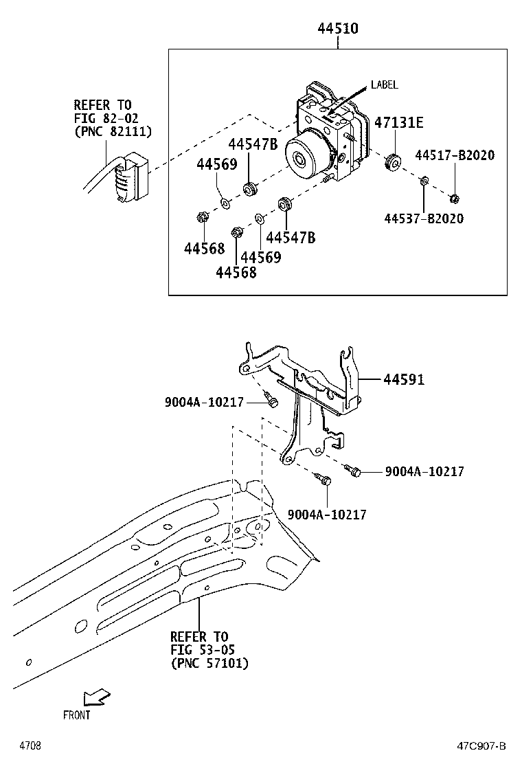 44050-BZ100 ACTUATOR ASSY, BRAKE product image