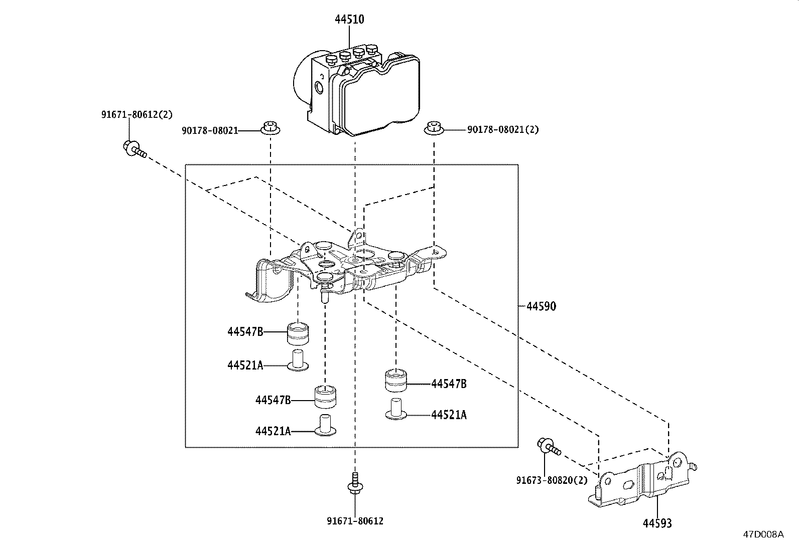 44050-60K50 ACTUATOR ASSY, BRAKE product image