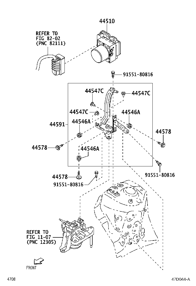 44050-B1600 ACTUATOR ASSY, BRAKE product image