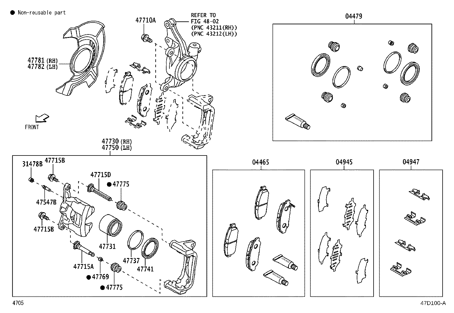 90041-05431 BOLT, HEXAGON(FOR FRONT DISC BRAKE CALIPER) product image