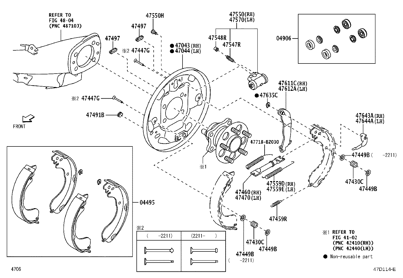 47460-BZ100 ADJUSTER ASSY, SHOE, RH(FOR REAR BRAKE) product image