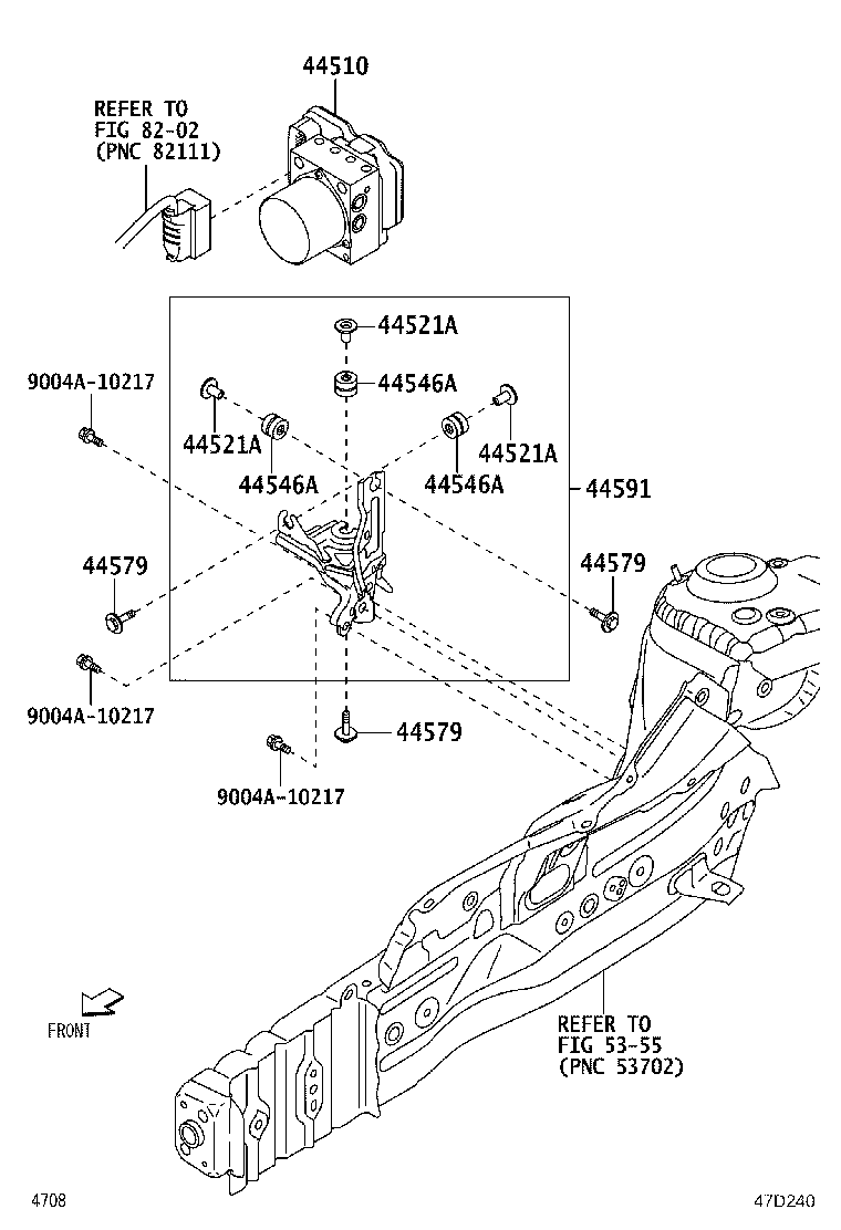 44050-BZ680 ACTUATOR ASSY, BRAKE product image