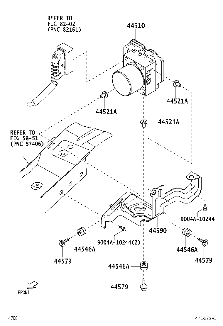44050-B5570 ACTUATOR ASSY, BRAKE product image