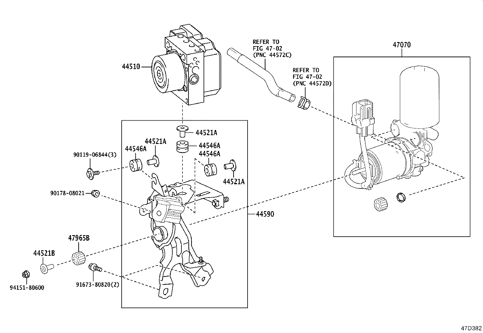 44050-42F80 ACTUATOR ASSY, BRAKE product image