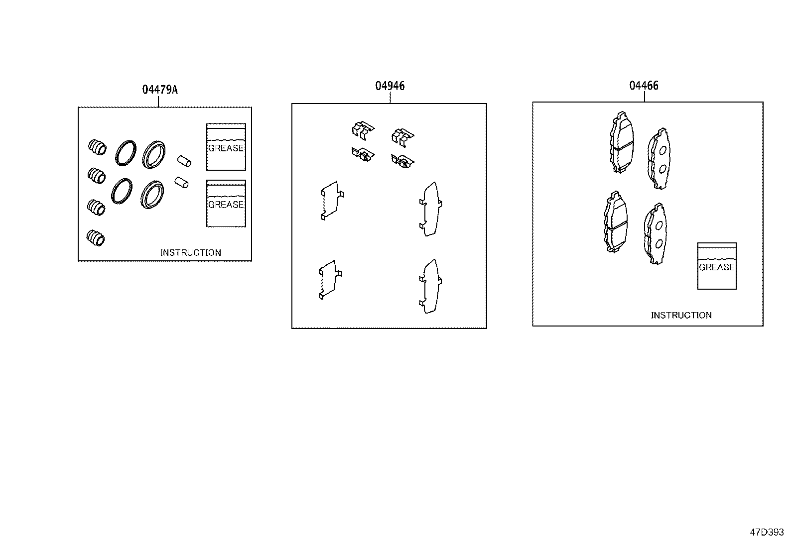 SU003-10793 PAD KIT, DISC BRAKE, REAR product image