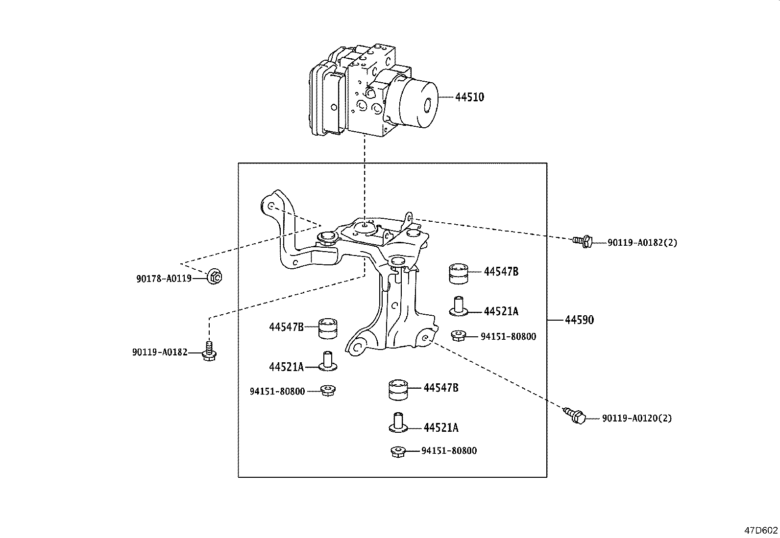 44050-F6030 ACTUATOR ASSY, BRAKE product image