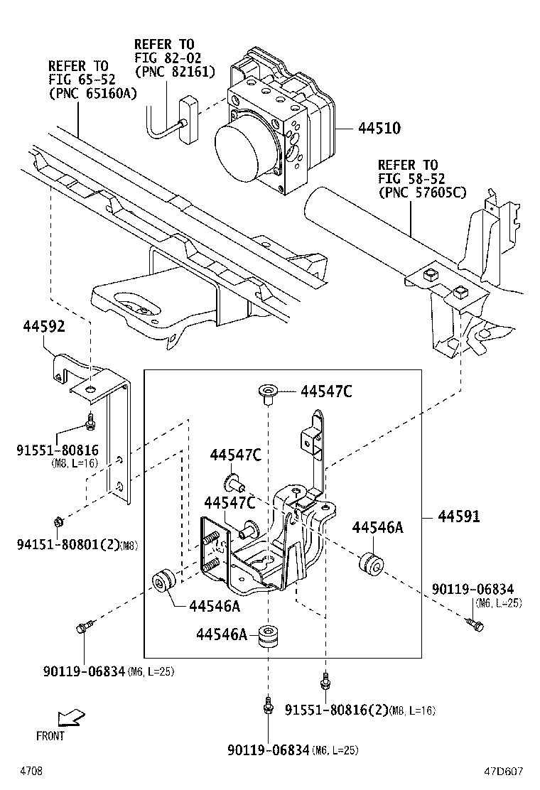 44050-B5460 ACTUATOR ASSY, BRAKE product image