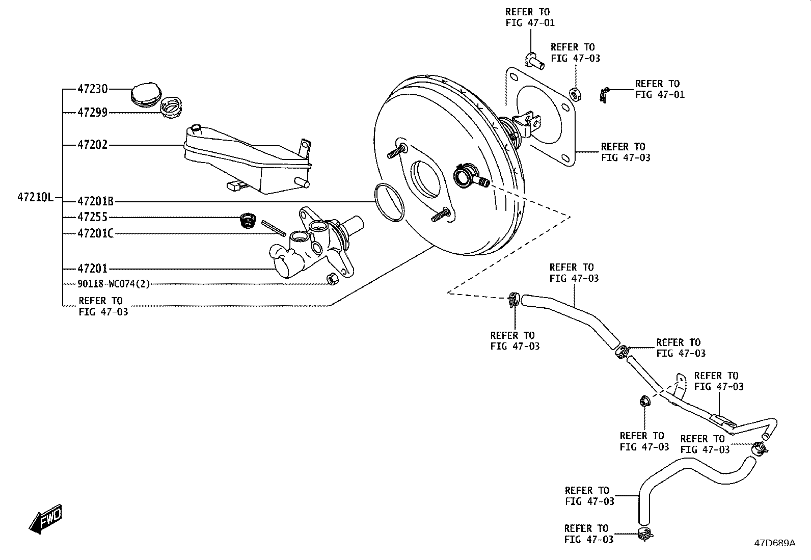 47220-WC016 RESERVOIR SUB-ASSY, BRAKE MASTER CYLINDER product image
