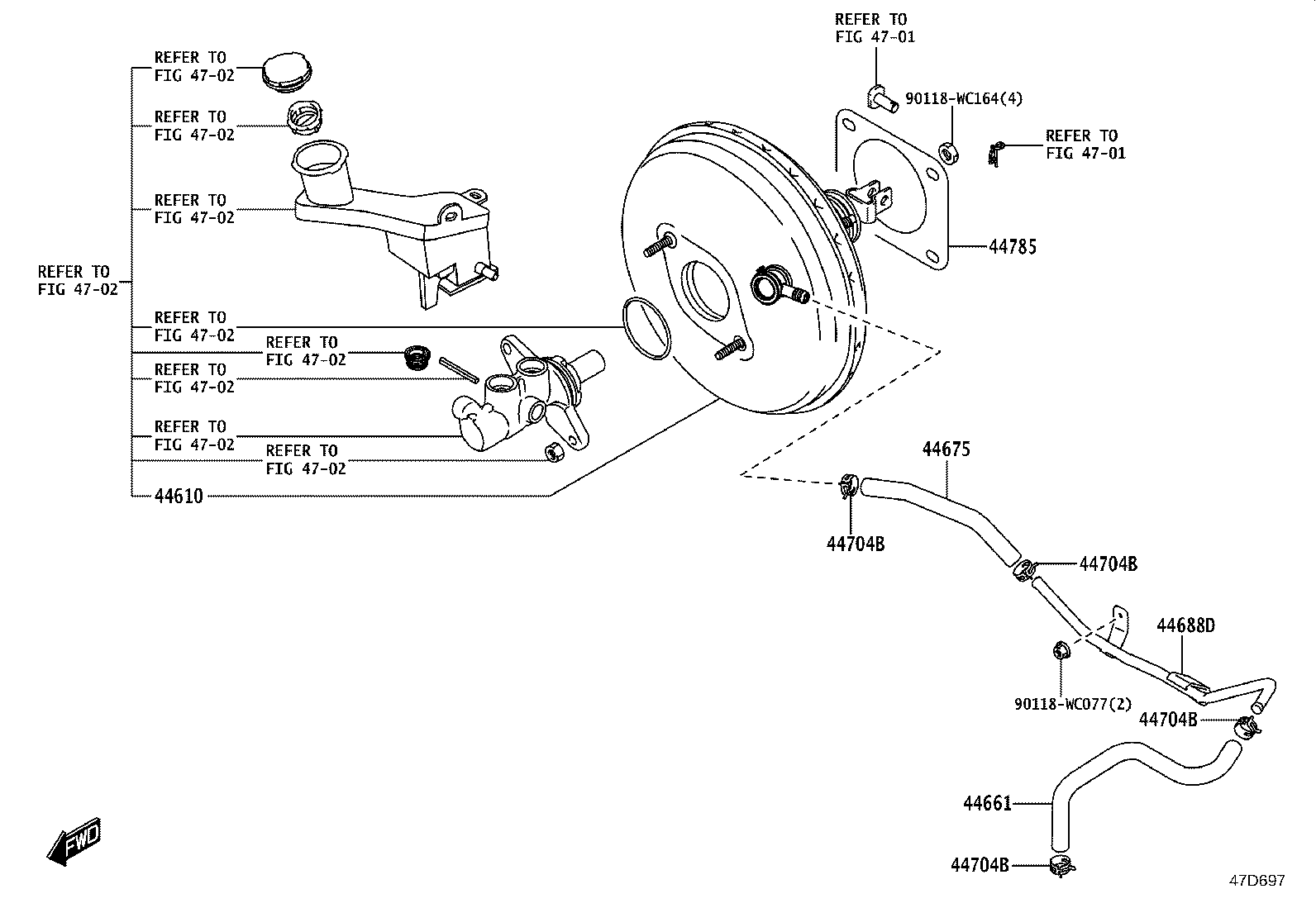 44772-WC004 HOSE, CHECK VALVE TO BRAKE BOOSTER product image