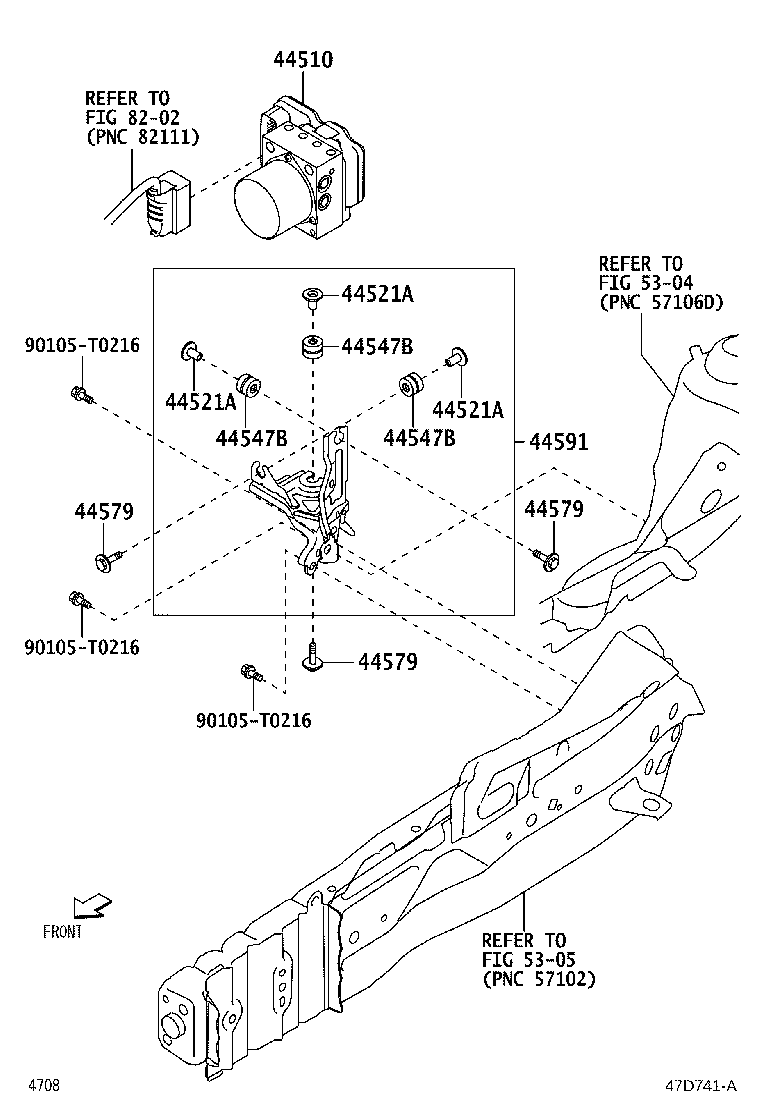 44050-BZF80 ACTUATOR ASSY, BRAKE product image