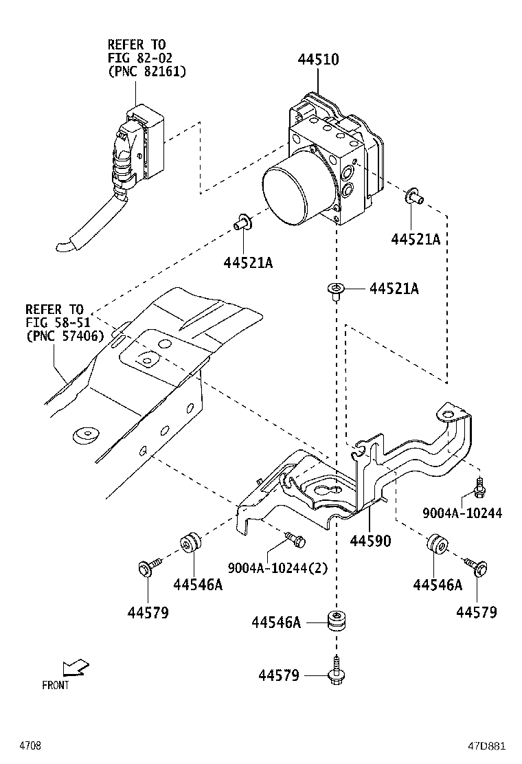 44050-B5030 ACTUATOR ASSY, BRAKE product image