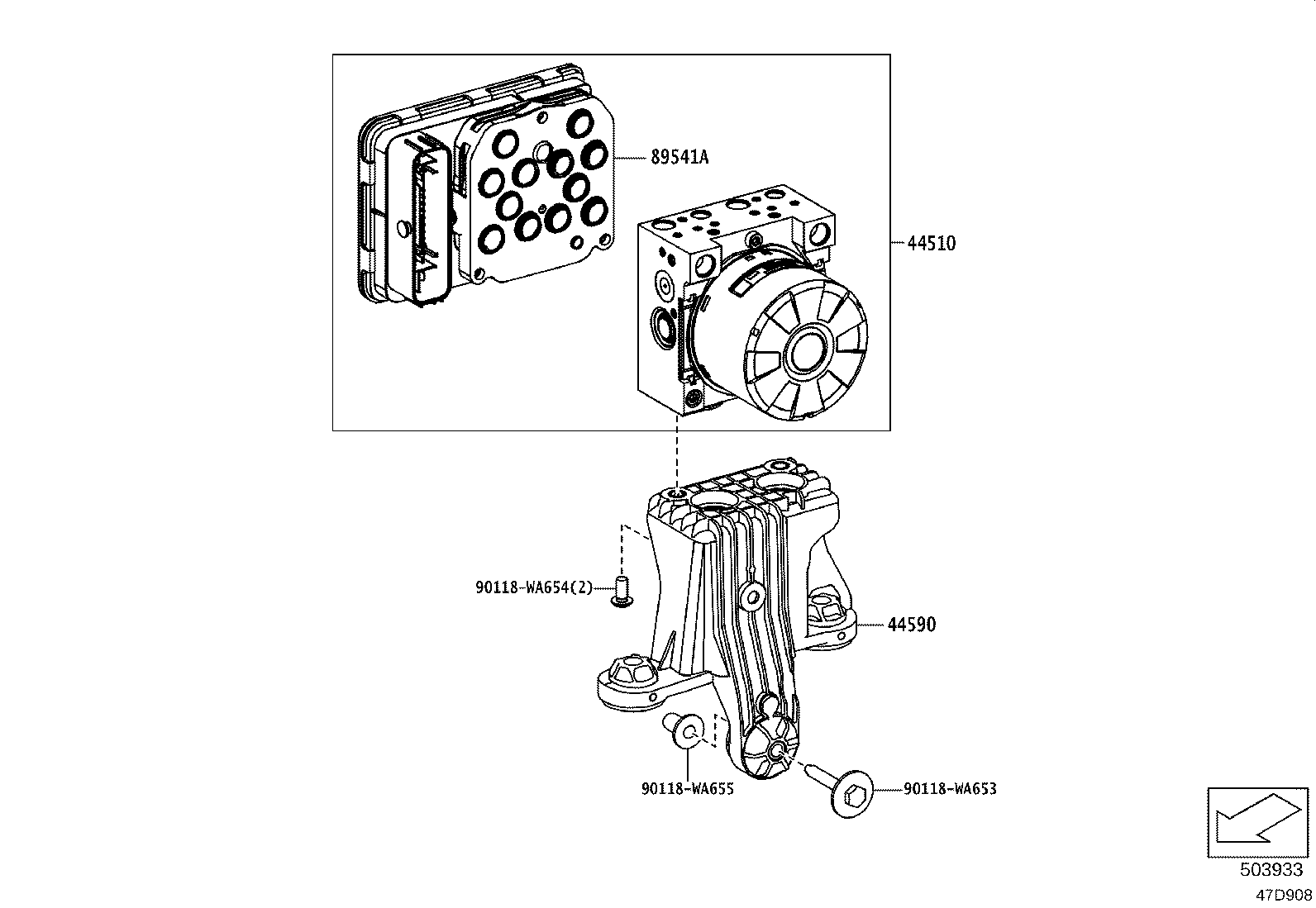 44050-WAA44 ACTUATOR ASSY, BRAKE product image