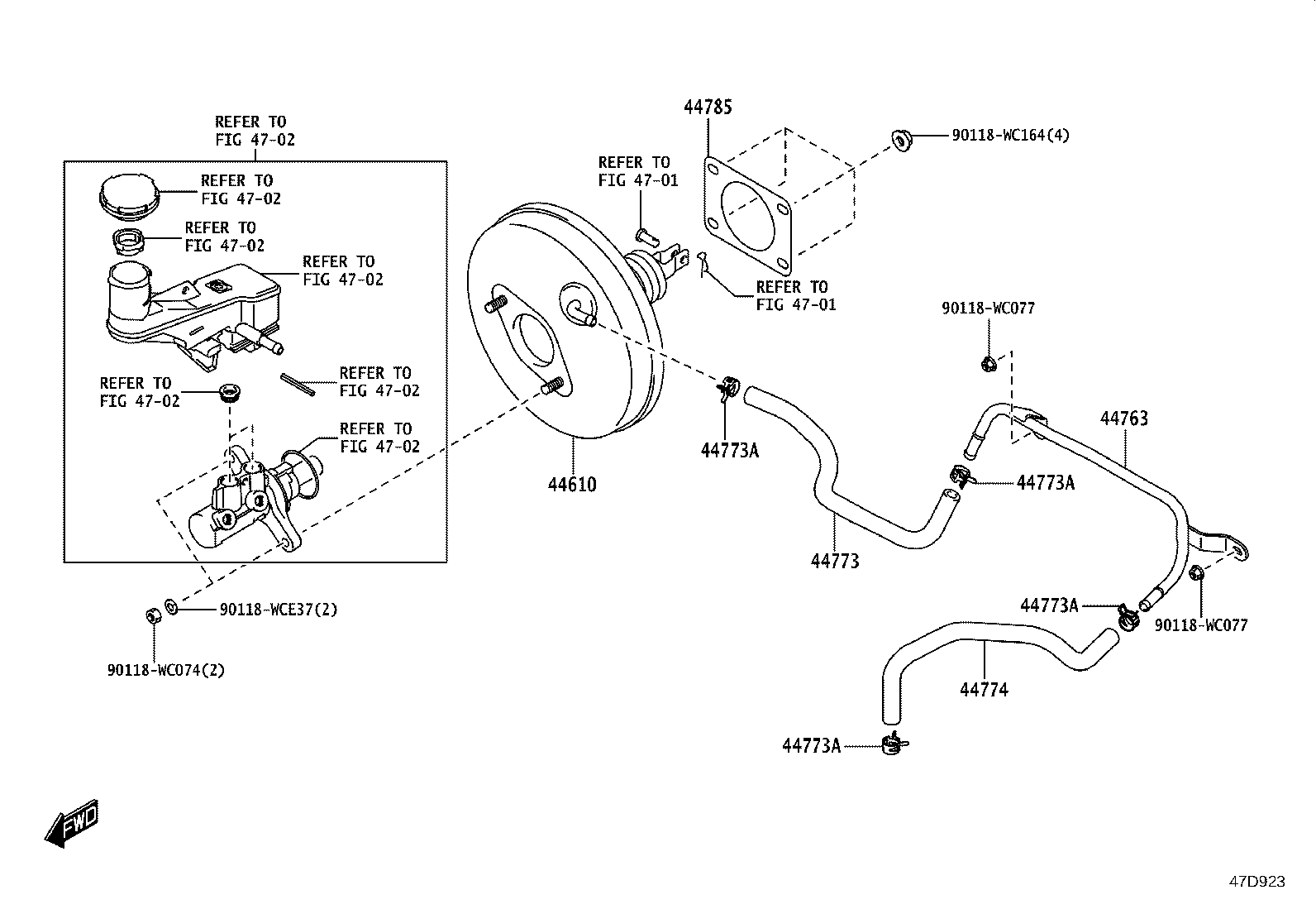 44610-WC024 BOOSTER ASSY, BRAKE product image