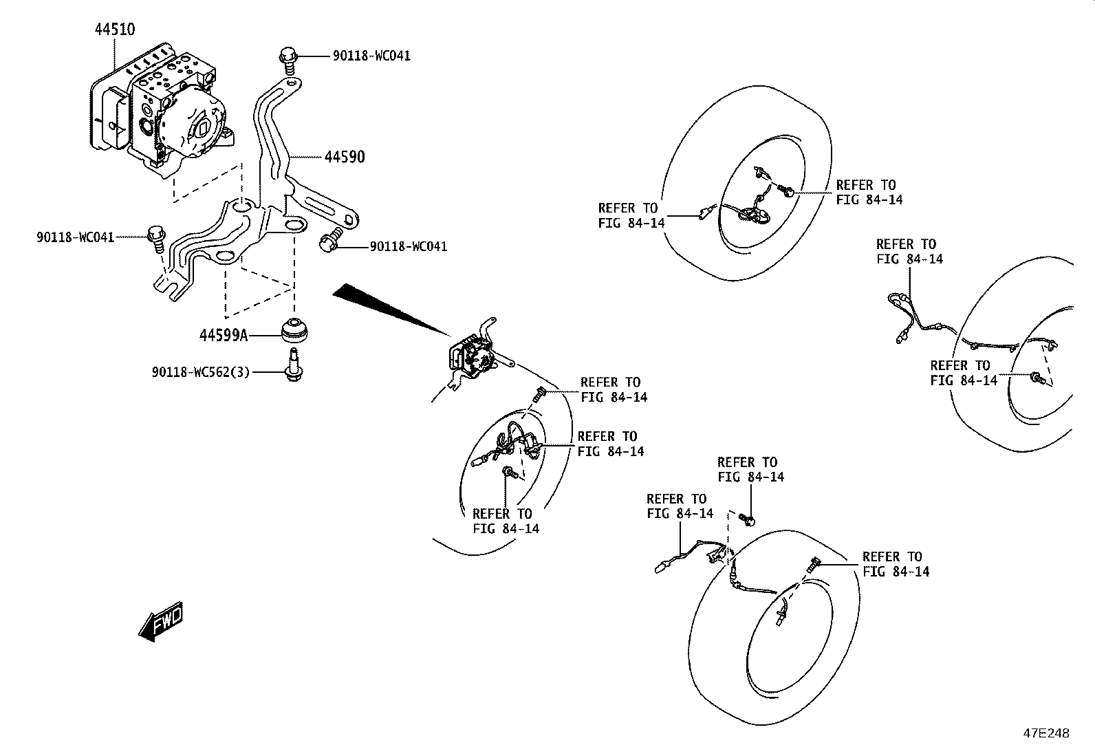 44050-WC023 ACTUATOR ASSY, BRAKE product image