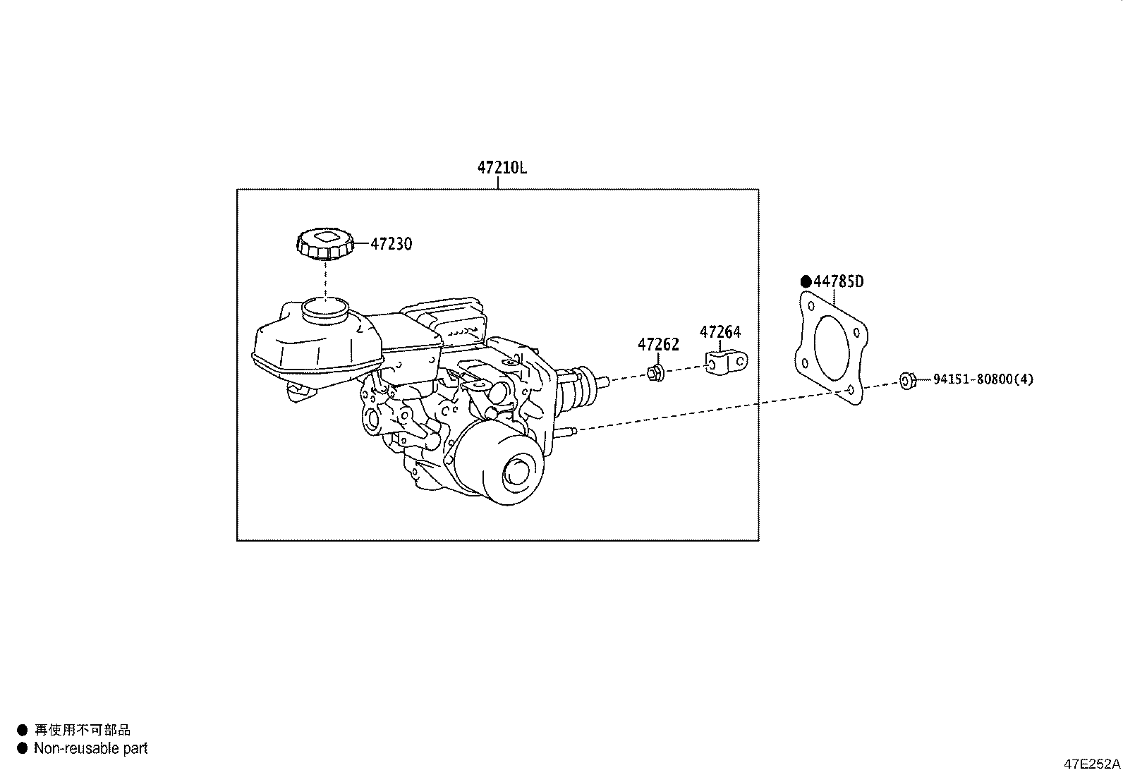 90179-10065 NUT, MASTER CYLINDER PUSH ROD product image