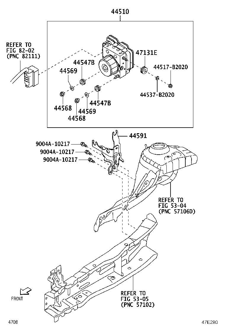 44050-BZB00 ACTUATOR ASSY, BRAKE product image
