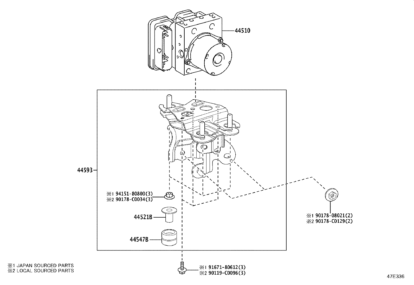 44050-02D30 ACTUATOR ASSY, BRAKE product image