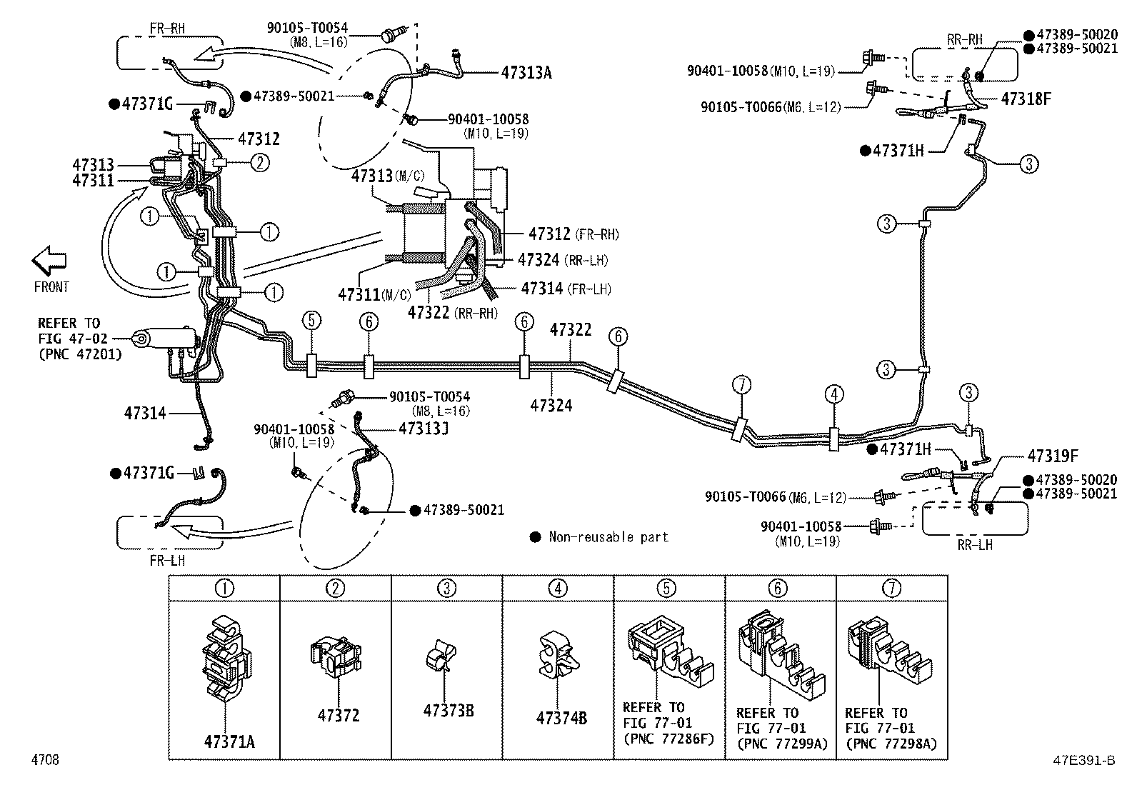 44521-B1010 COLLAR, BRAKE ACTUATOR CASE, NO.1 product image