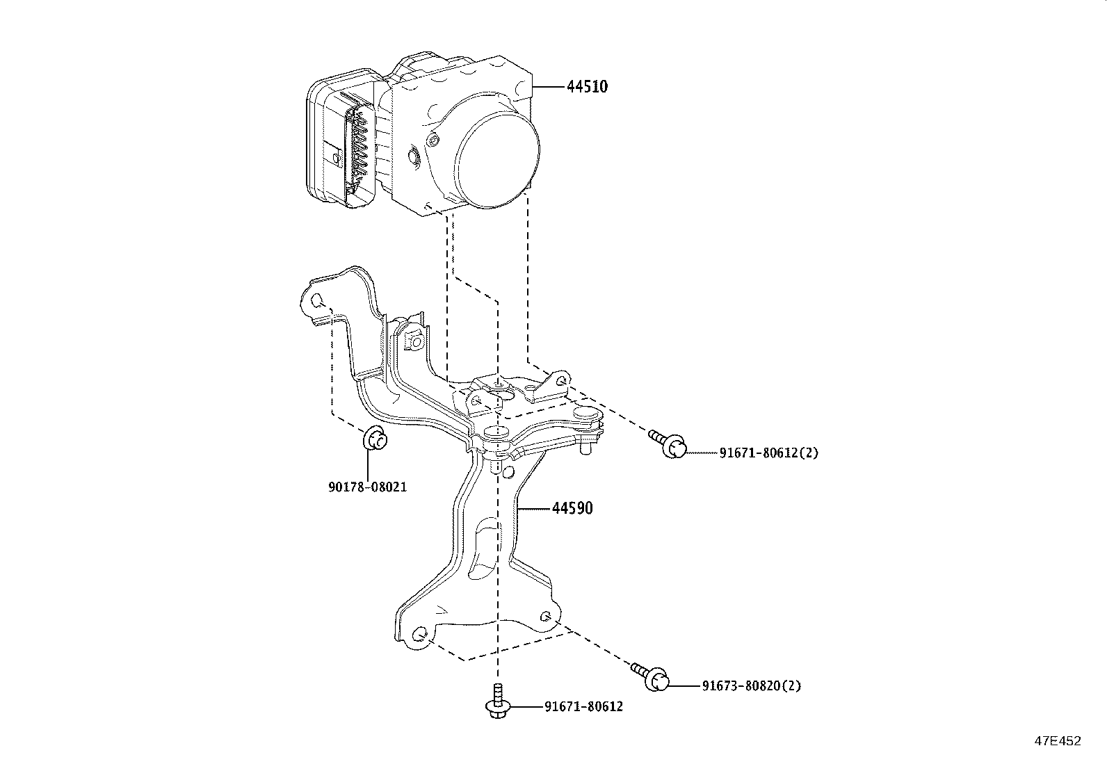 44050-V2050 ACTUATOR ASSY, BRAKE product image