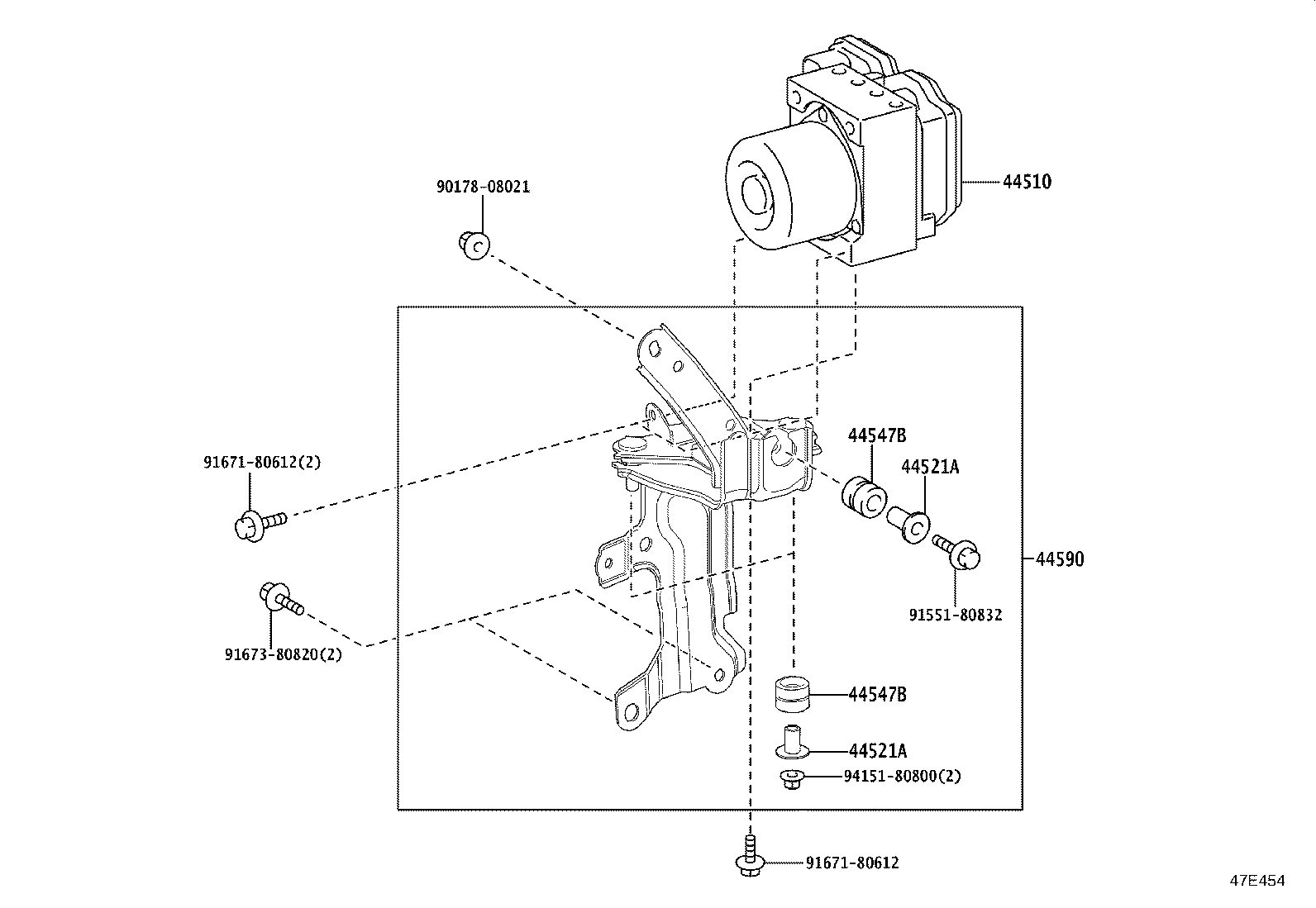 44050-V2050 ACTUATOR ASSY, BRAKE product image