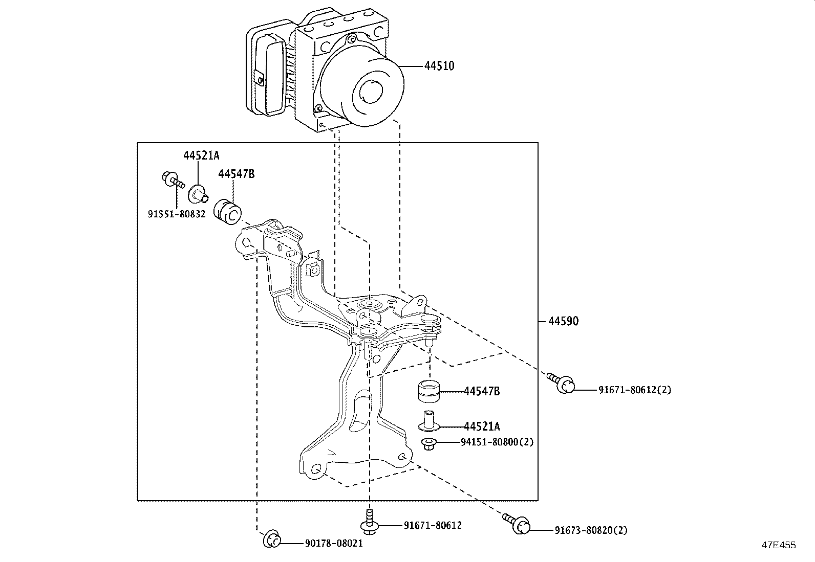 44050-V2050 ACTUATOR ASSY, BRAKE product image