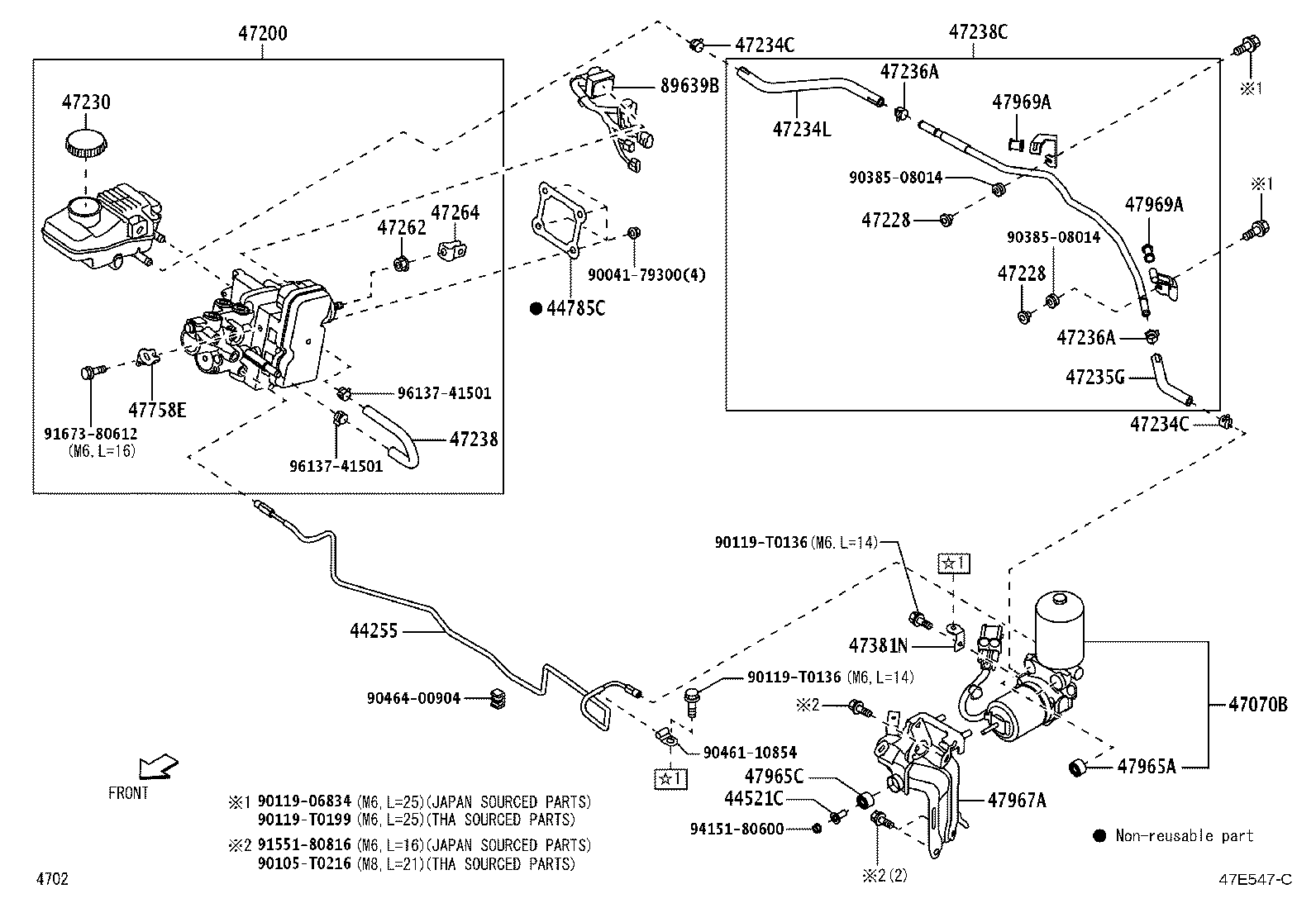 47255-BZ100 GROMMET, MASTER CYLINDER RESERVOIR product image