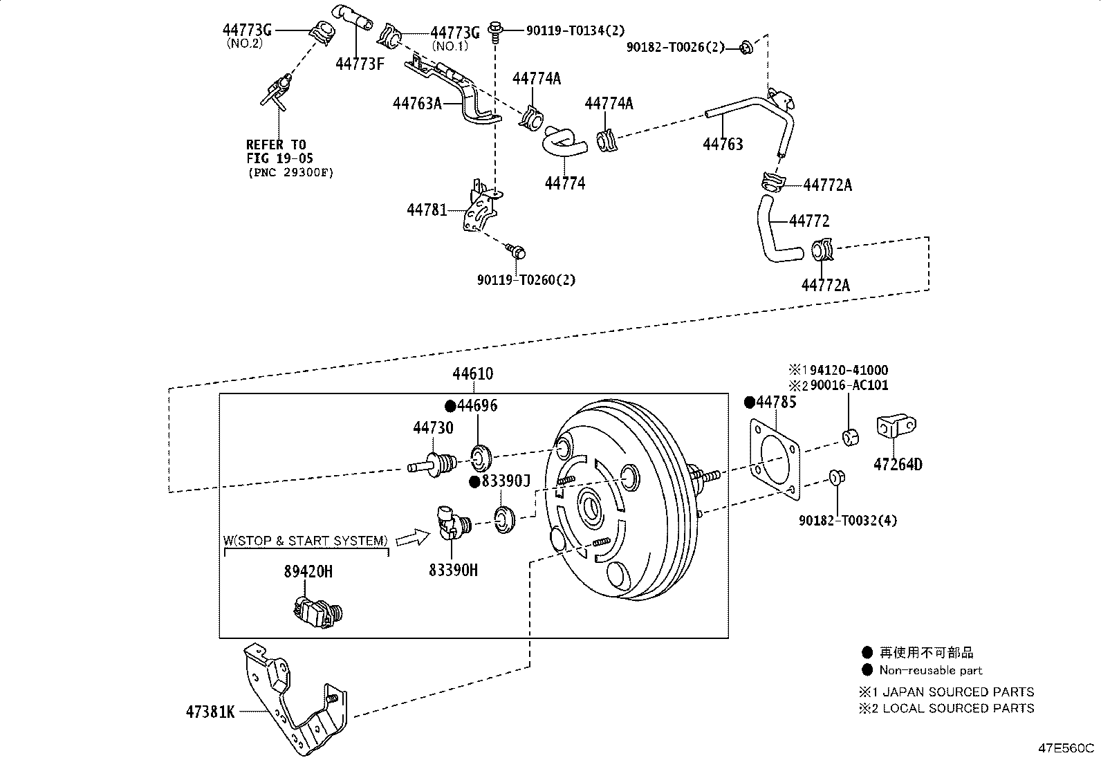 44610-0KB00 BOOSTER ASSY, BRAKE product image