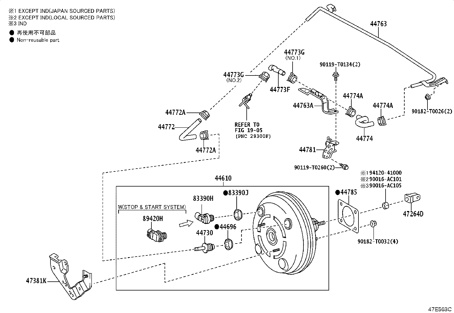 44610-0KB00 BOOSTER ASSY, BRAKE product image