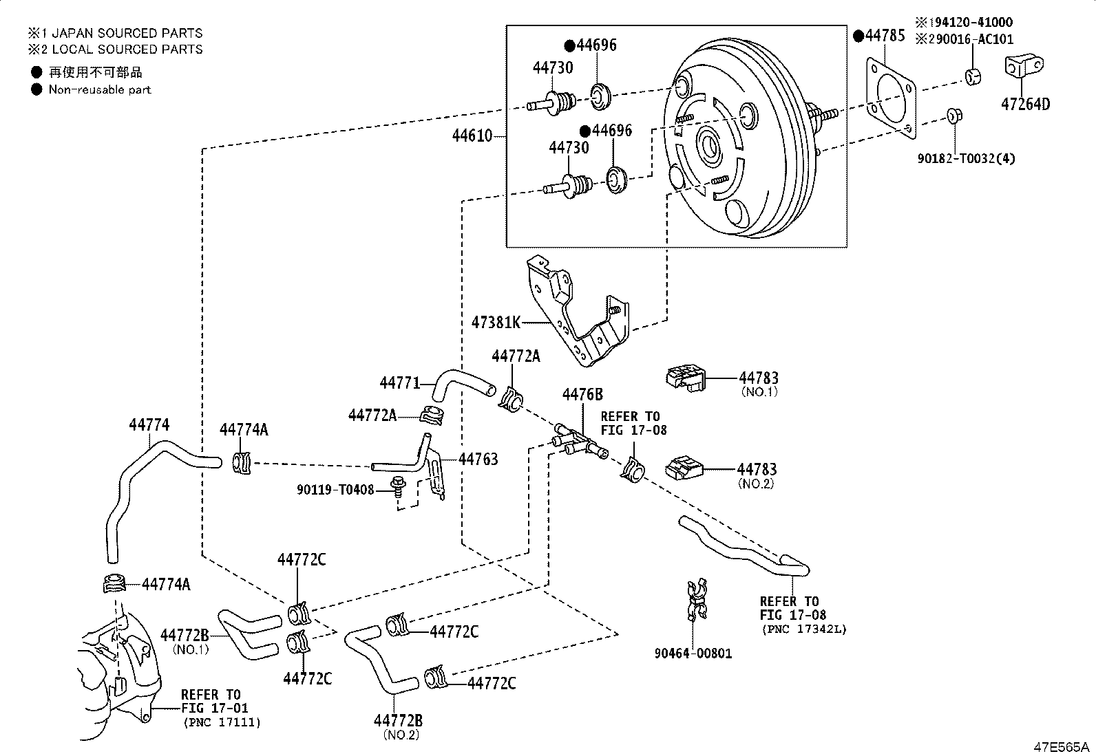 44610-0KB00 BOOSTER ASSY, BRAKE product image