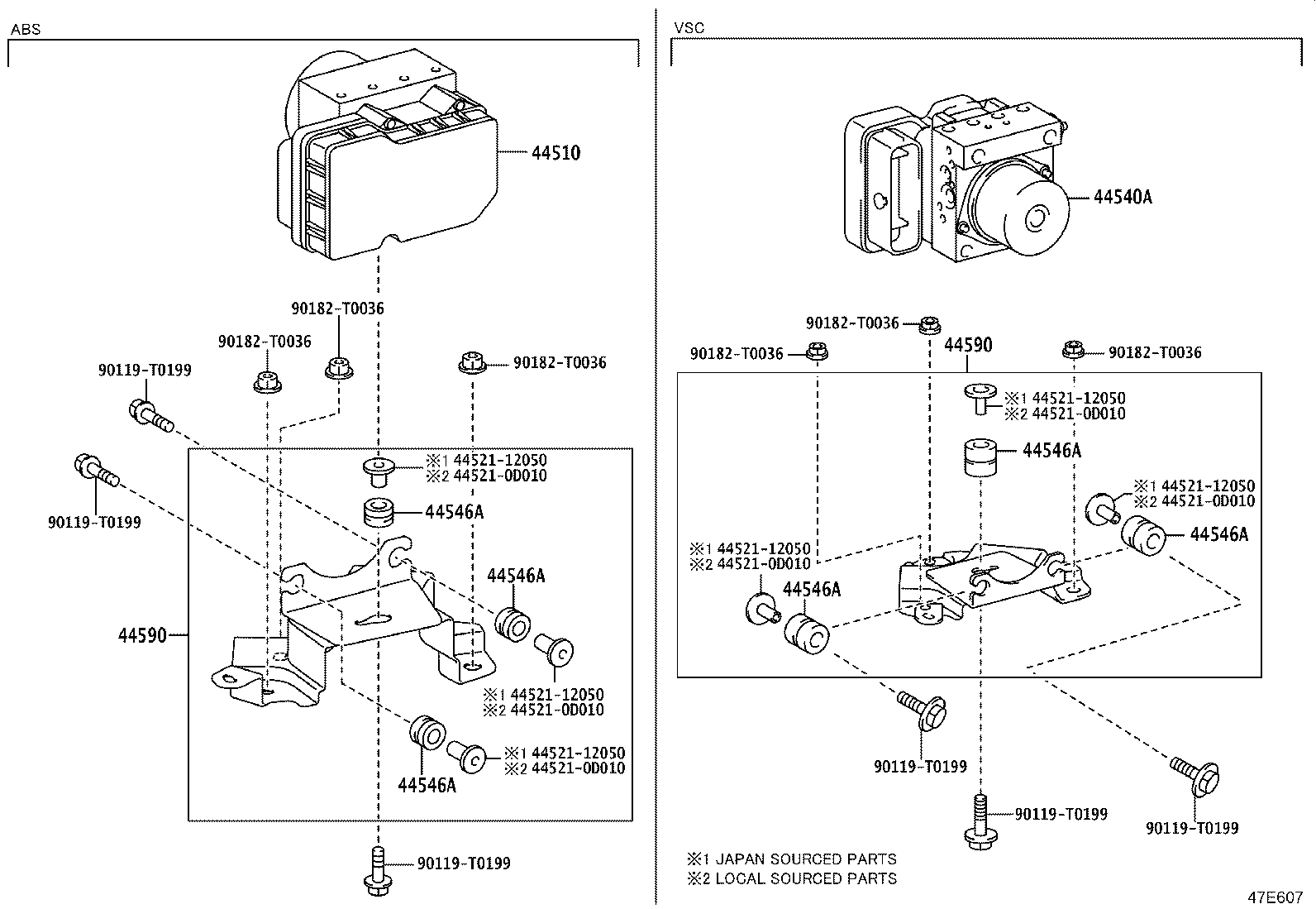 47311-KK080 TUBE, FRONT BRAKE, NO.1 product image