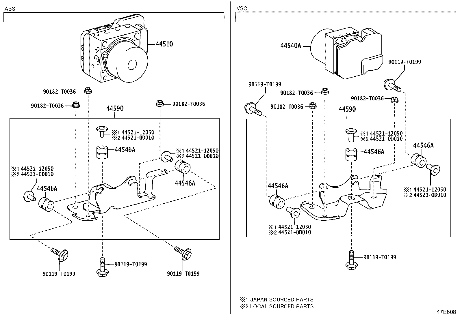 47311-KK080 TUBE, FRONT BRAKE, NO.1 product image