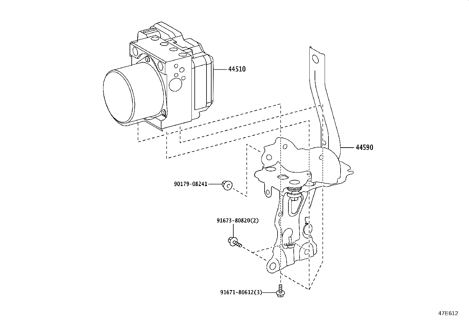 44050-40100 ACTUATOR ASSY, BRAKE product image