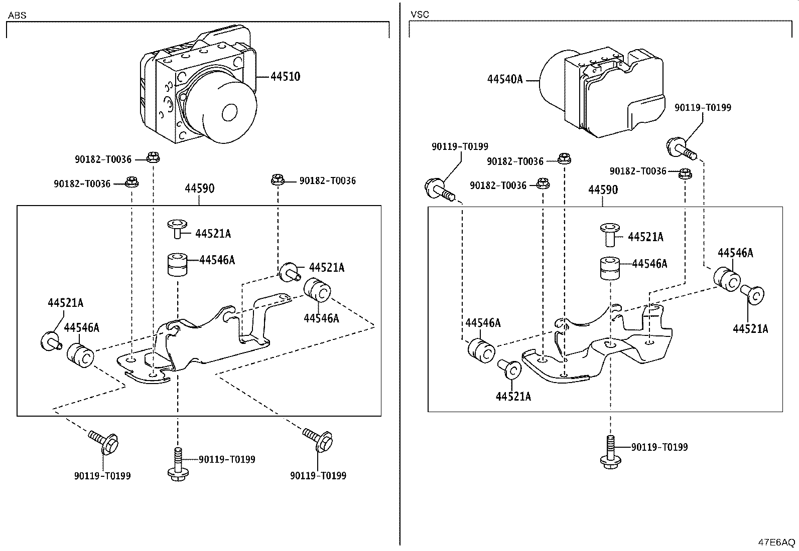 44050-0KF60 ACTUATOR ASSY, BRAKE product image