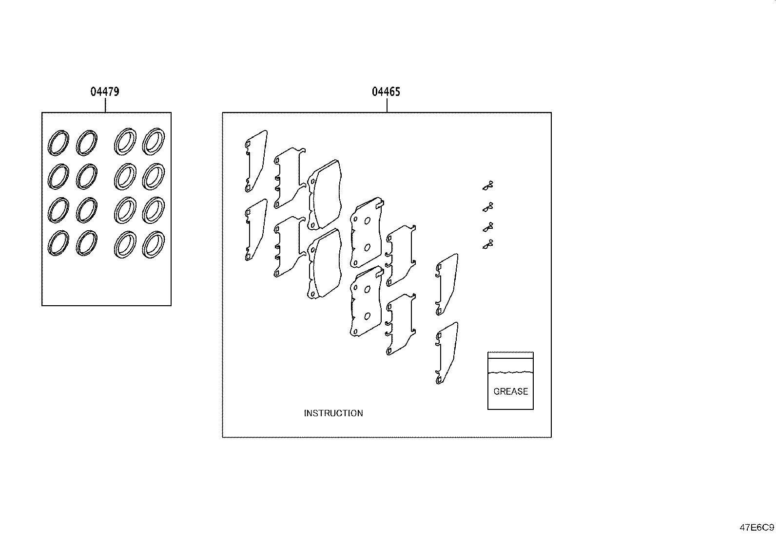 SU003-10626 PAD KIT, DISC BRAKE, FRONT product image