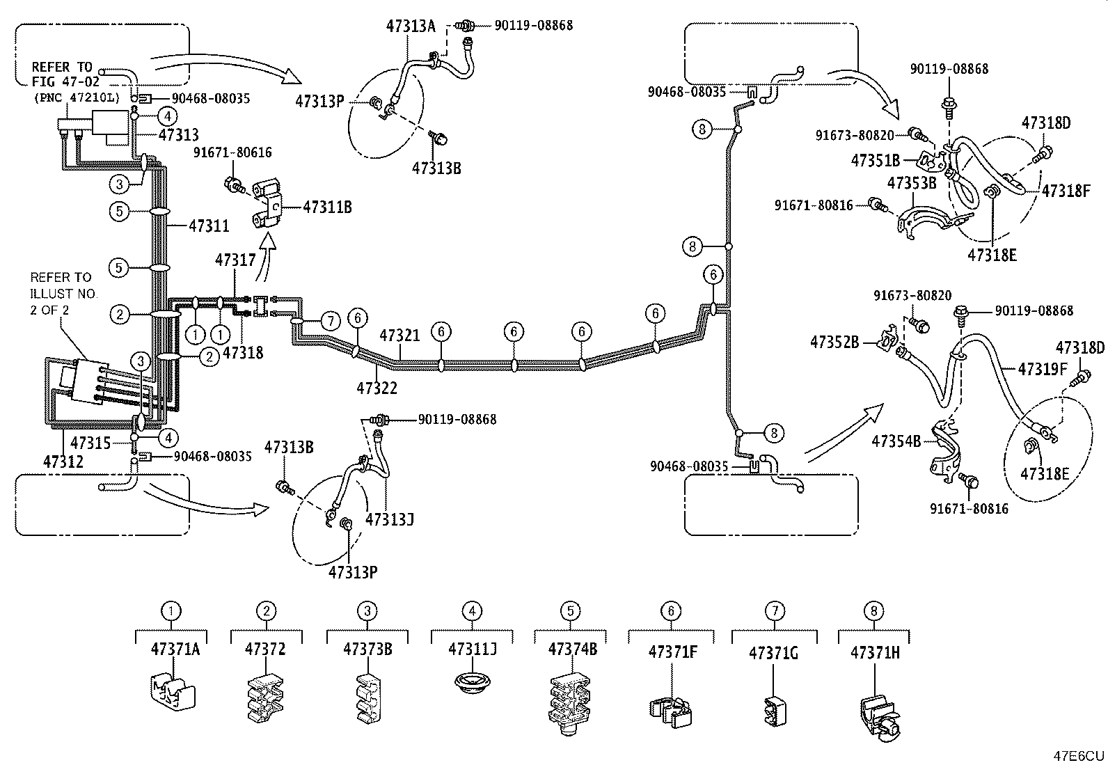 44050-76190 ACTUATOR ASSY, BRAKE product image