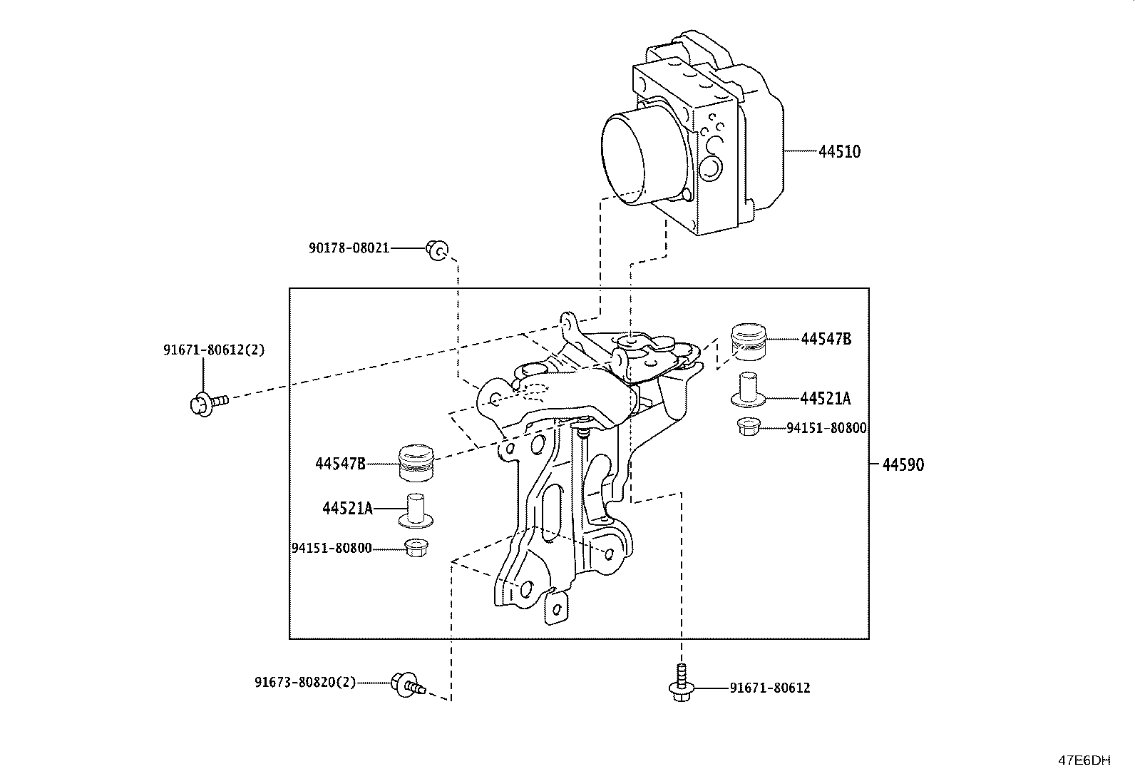 44050-30M20 ACTUATOR ASSY, BRAKE product image
